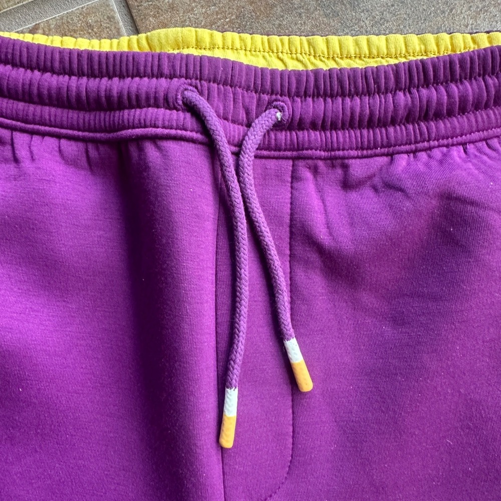Bonobos Fielder Jogger Sweatpants Purple Cotton Blend Mens Medium Short NWOT - Picture 6 of 9